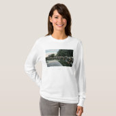 T-shirt Portland, OregonView d'une roseraie (Devant entier)