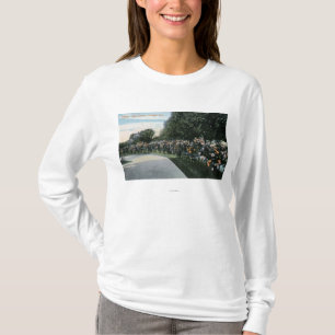 T-shirt Portland, OregonView d'une roseraie