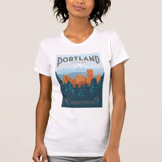 T-shirt Portland, OU (Devant)