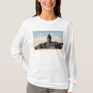 T-shirt Portland, vue de chemin de fer de station de