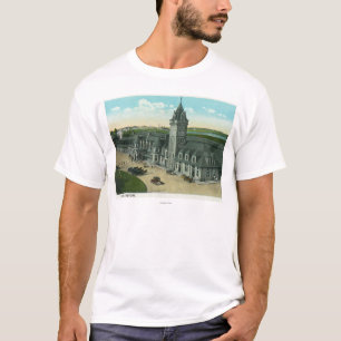 T-shirt Portland, vue de MaineExterior de station des