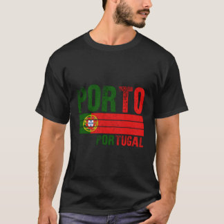T-shirt Porto Portugal Drapeau portugais S