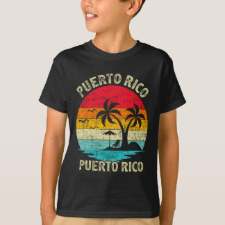 T-shirt Porto Rico Beach Porto Rico Vintage Family Vacat
