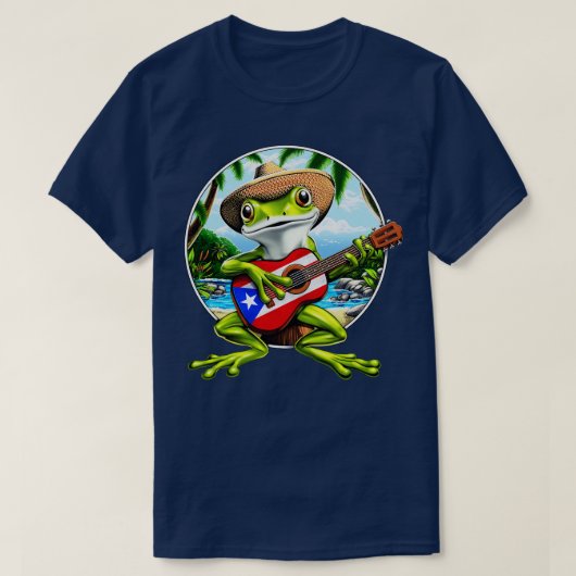 T-shirt Porto Rico Coqui Frog (Design devant)