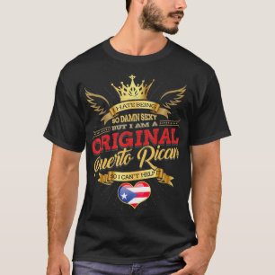 T-shirt Porto Rico Drapeau Souvenirs pour Portoricains Hom