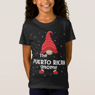 T-Shirt Porto-Rico Famille Gnome Correspondant Noël Drôle