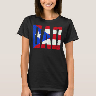T-shirt Porto Rico Flag Fête des pères Pride Puerto Rican