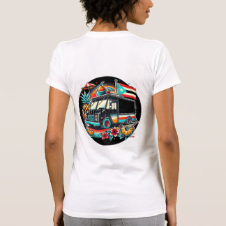T-Shirt Porto Rico Foodie de camion alimentaire po
