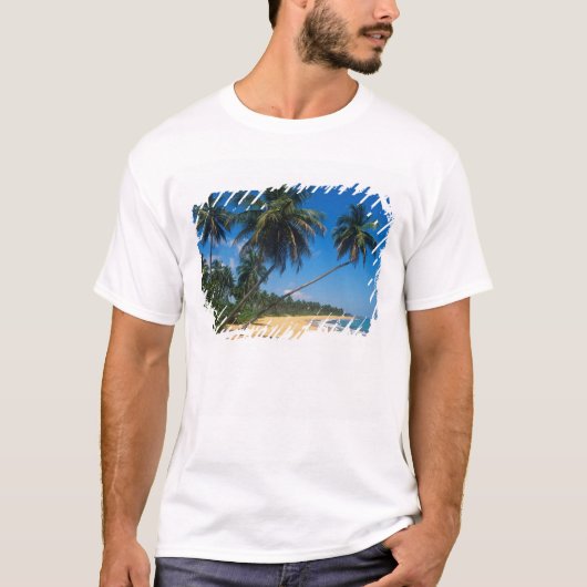 T-shirt Porto Rico, Isla Verde, palmiers. (Devant)