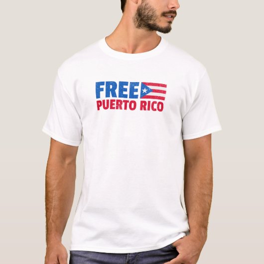 T-shirt Porto Rico libre (Devant)