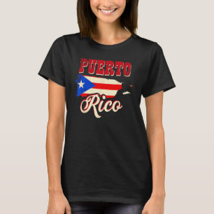 T-shirt Porto Rico Portoricain Drapeau Amour Fan 1