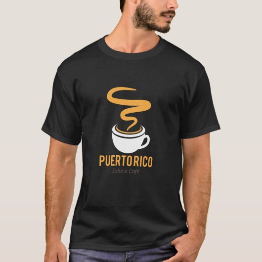 T-shirt Porto Rico Sabe un Café (Devant)
