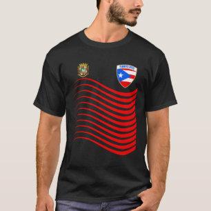 T-shirt Porto Rico Soccer Jersey Porto Rico Drapeau Basket