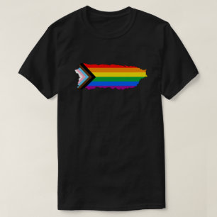 T-shirt Porto Rico State Pride LGBTQ Progress Pride