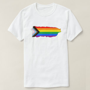 T-shirt Porto Rico State Pride LGBTQ Progress Pride