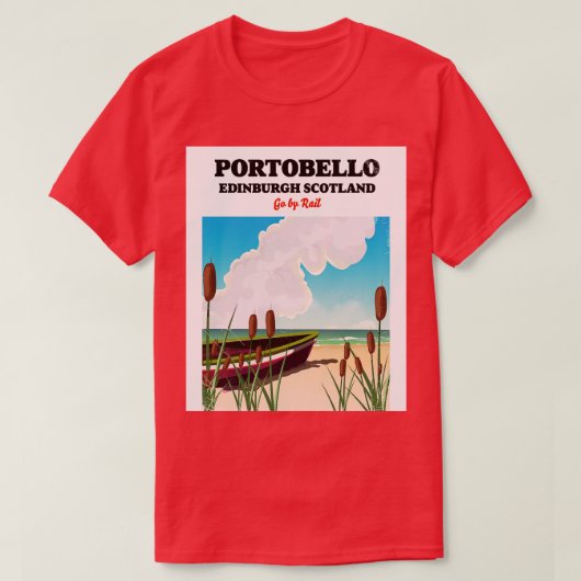 T-shirt Portobello Beach Édimbourg (Design devant)