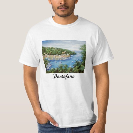 T-shirt Portofino une vue majestueuse (Devant)