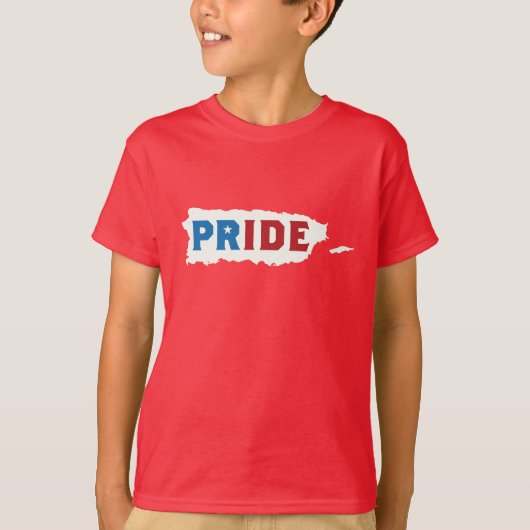 T-shirt Portoricain Pride (Devant)