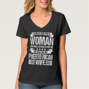 T-shirt Portoricain - Vêtements de mari - Épouse de coeur