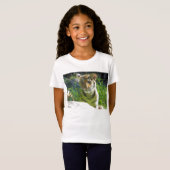 T-Shirt Portrait 3 de CUB de tigre (Devant entier)