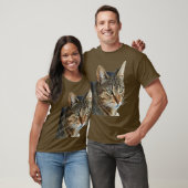 T-shirt Portrait Brown Tabby Chat pour animal de compagnie (Unisexe)