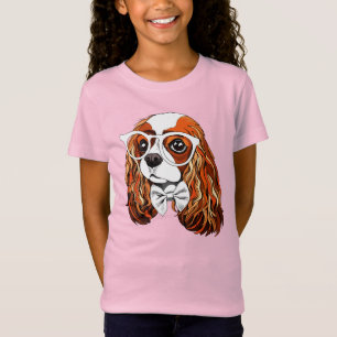 T-Shirt Portrait cavalier d'épagneul du Roi Charles