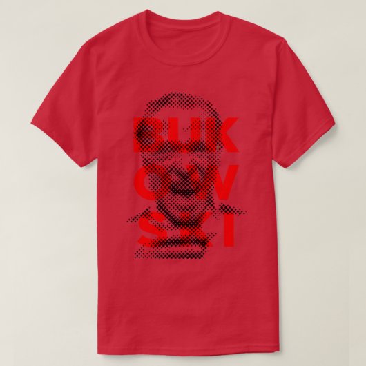 T-shirt Portrait Charles Bukowski (Design devant)