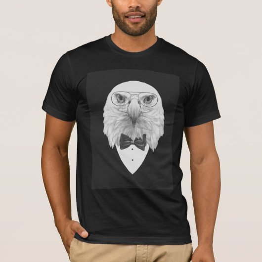 T-shirt Portrait chic d'Eagle (Devant)
