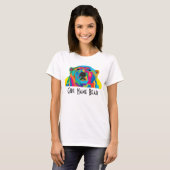 T-shirt Portrait couleurs OURS (Devant entier)