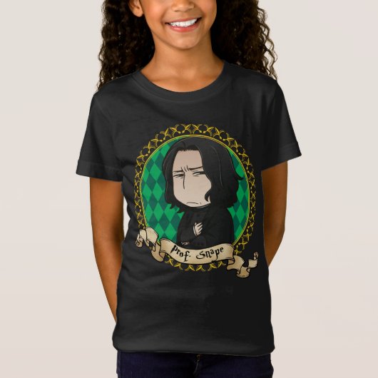 T-Shirt Portrait d'anime du professeur Snape (Devant)