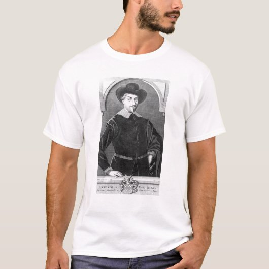 T-shirt Portrait d'Antony van Diemen (Devant)