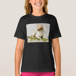 T-shirt Portrait d'aquarelle de chien de Labrador Retrieve