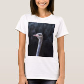 T-shirt portrait d'autruche (Devant)