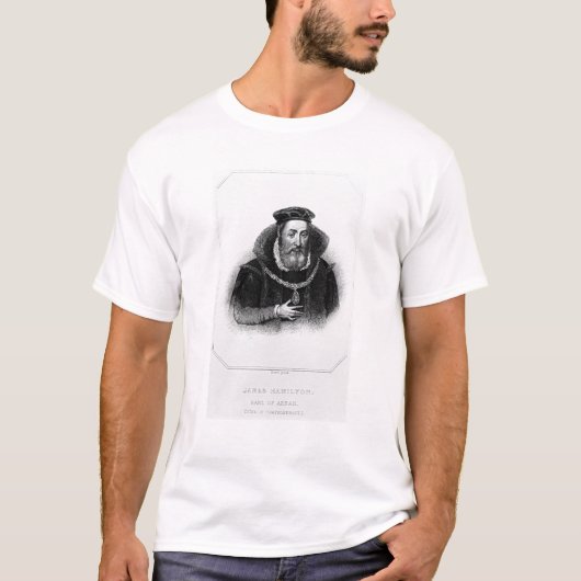 T-shirt Portrait de 2ème comte de James Hamilton d'Arran (Devant)