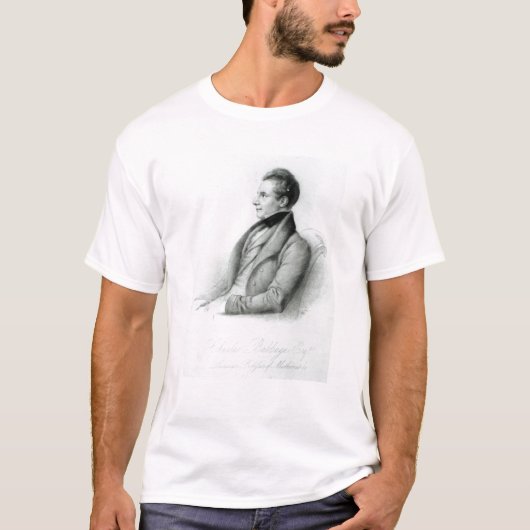 T-shirt Portrait de Charles Babbage 1832 (Devant)