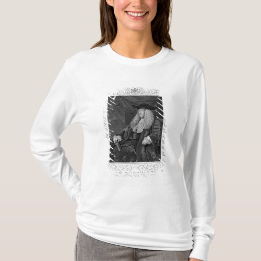 T-shirt Portrait de Charles Pratt, ęr comte Camden (Devant)
