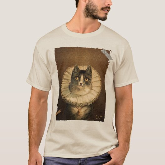 T-shirt Portrait de chat (Devant)