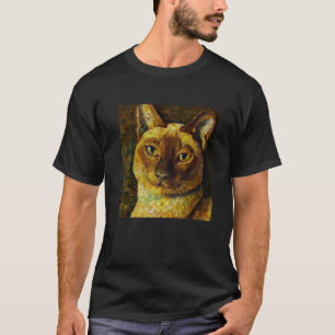 T-shirt Portrait de chat Siam Gustav Klimt StyleKatzenbesi