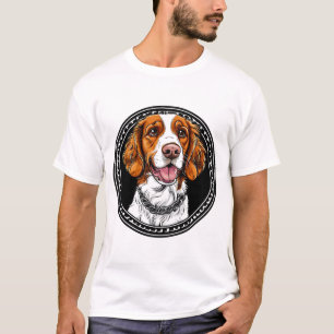 T-shirt Portrait de chien Beagle cadeau pour amateur de ch
