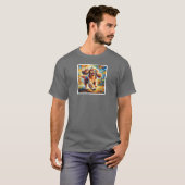 T-shirt Portrait de chien Cocker Spaniel Impression d'art (Devant entier)