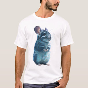 T-shirt Portrait de chinchilla majestueux à fourrure sarce