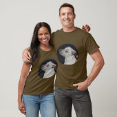 T-shirt Portrait de chiot Pit bull (Unisexe)