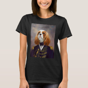 T-shirt Portrait de compagnie de Cavalier Spaniel King Ren