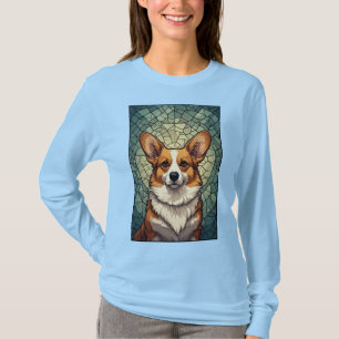 T-shirt Portrait de Corgi Chien Amical