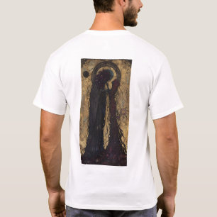 T-shirt Portrait de déesse mystique avec des vagues succes
