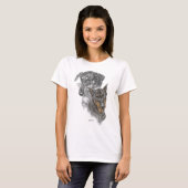 T-shirt Portrait de deux Dobermans (Devant entier)