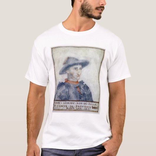 T-shirt Portrait de duc de Rene I de l'Anjou (Devant)
