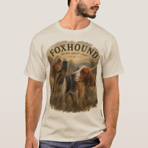 T-shirt Portrait de Foxhound – Noble Chien de Chasse