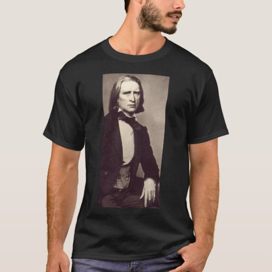 T-shirt Portrait de Franz Liszt (Devant)