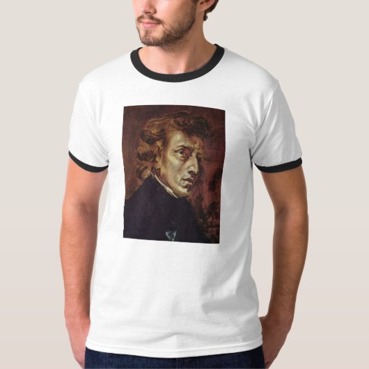 T-shirt Portrait de Frédéric Chopin (Devant)